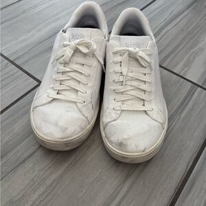 Kizik Men's Irvine White Canvas Hands-Free Size 10